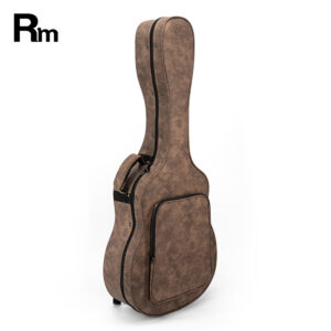RM Strata -D-brown  Acoustic Guitar Classical Guitar Foam Case with Exquisite Interior Lining, Thickened Waterproof and Scratch-Resistant Fabric