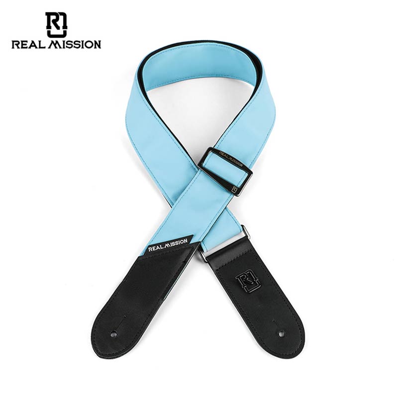 Guitar Straps for Electric & Bass Guitar, Leather Acoustic Guitar Strap with Leather Ends, Adjustable Length