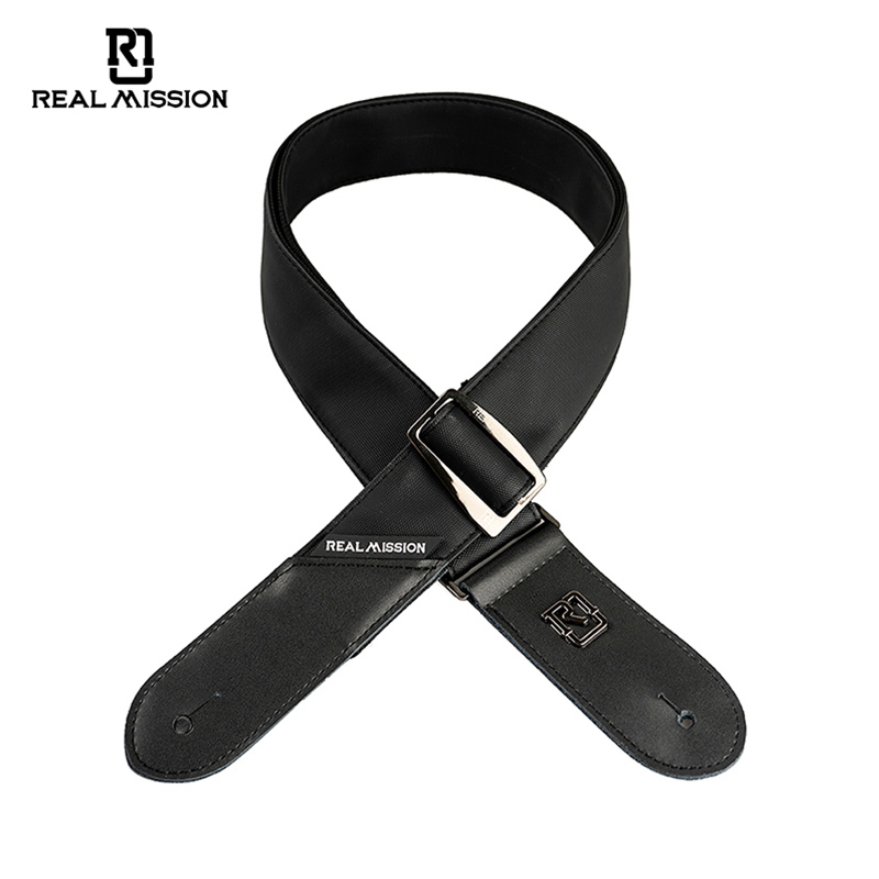 Guitar Straps for Electric & Bass Guitar, Leather Acoustic Guitar Strap with Leather Ends, Adjustable Length