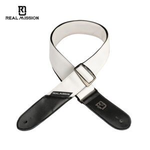 Guitar Straps for Electric & Bass Guitar, Leather Acoustic Guitar Strap with Leather Ends, Adjustable Length