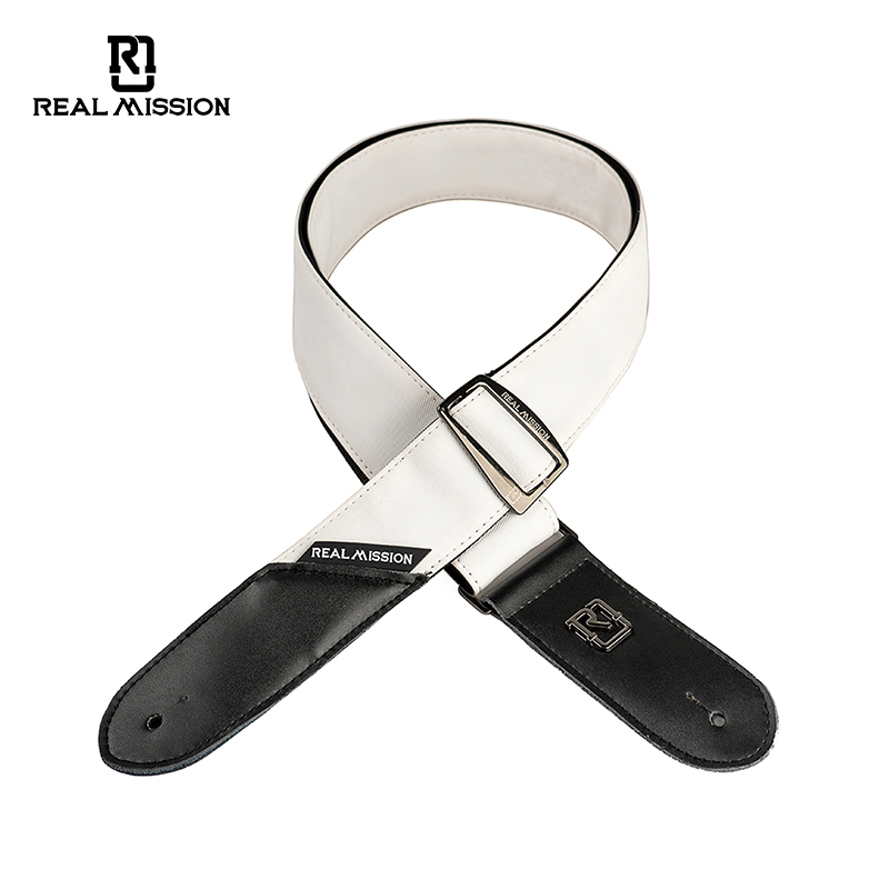 Guitar Straps for Electric & Bass Guitar, Leather Acoustic Guitar Strap with Leather Ends, Adjustable Length