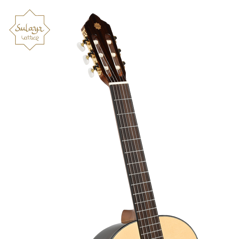Sulayr Guitars Beginner to Advanced Spruce Top Classical 39 Inch Spanish Barrel-shaped Classical Guitar(SL-100SP) - 图片 5