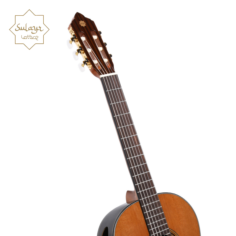Sulayr beginner's advanced entry-level classical guitar with red cedar single-ply; 39-inch Spanish barrel-shaped classical guitar(SL-100CD-SE) - 图片 3