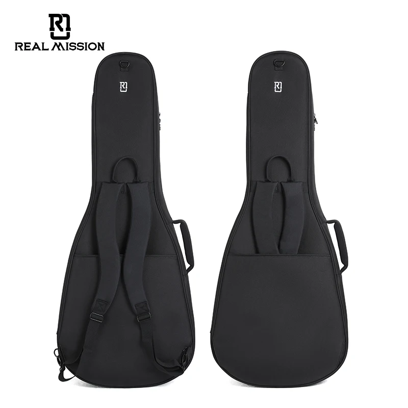 Factory Colorful Folk Instrument Bag Pink High Quality Electric Guitar Gig Bag Guitar Bag Acoustic With Adjustable Straps - 图片 5