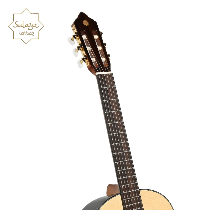 Sulayr 39 Inch Spanish Classic Guitar Gloss Finish 39 Classic Guitars Spruce Solid Top Guitar - 图片 5