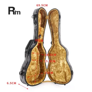 FGC-96 Rm Rainbow Music Professional String  Instrument Guitar Bags Customized Tenor Concert Baritone Fiberglass Ukulele case