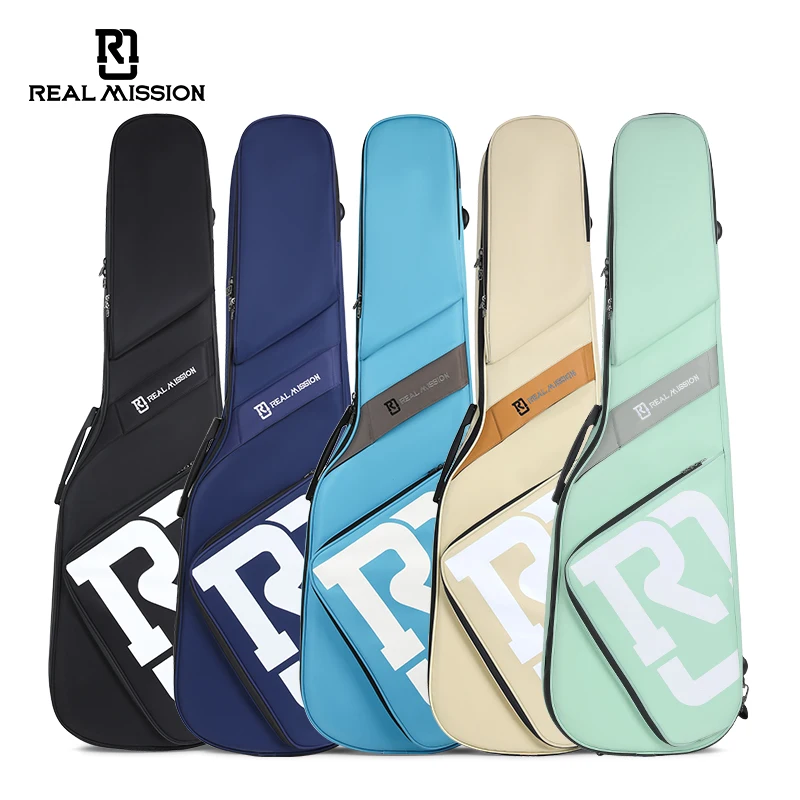 Electric Bass Guitar Bag Strong Protection Waterproof Guitar Gig Bag Nylon Wholesale Custom Guitar Case Bag - 图片 6