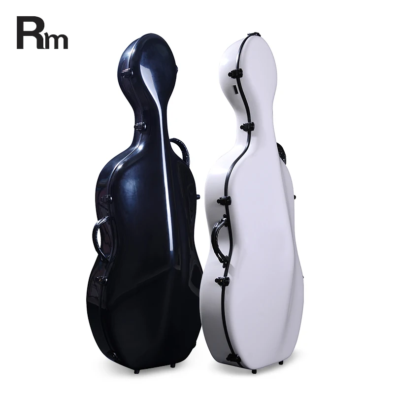 High Quality Shock Proof Cello Aviation Case Fiberglass Carbon Cello Hard Case Strong Protection 4/4 Cello Bag - 图片 6