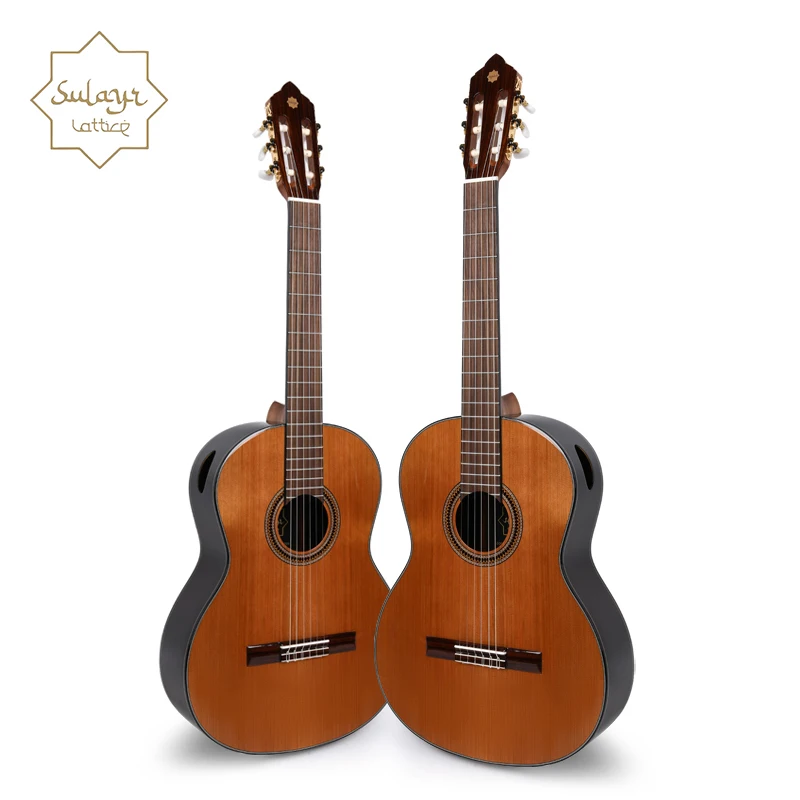 Sulayr Cedar Solid Top Guitar Rosewood Fingerboard Classical Guitars 39 Inch Spanish Classical Guitar