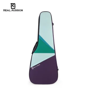 Iris-D Full Size Oxford Bass Gig Bag Waterproof Electric Guitar Bag for Acoustic & Ukulele Durable Plastic Material Real Mission