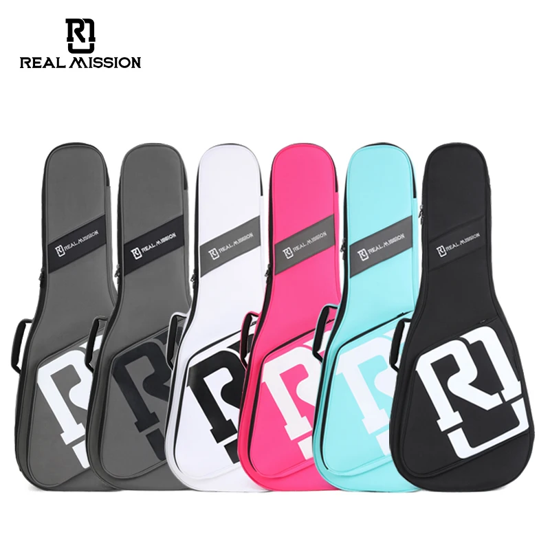 Factory Colorful Folk Instrument Bag Pink High Quality Electric Guitar Gig Bag Guitar Bag Acoustic With Adjustable Straps - 图片 6