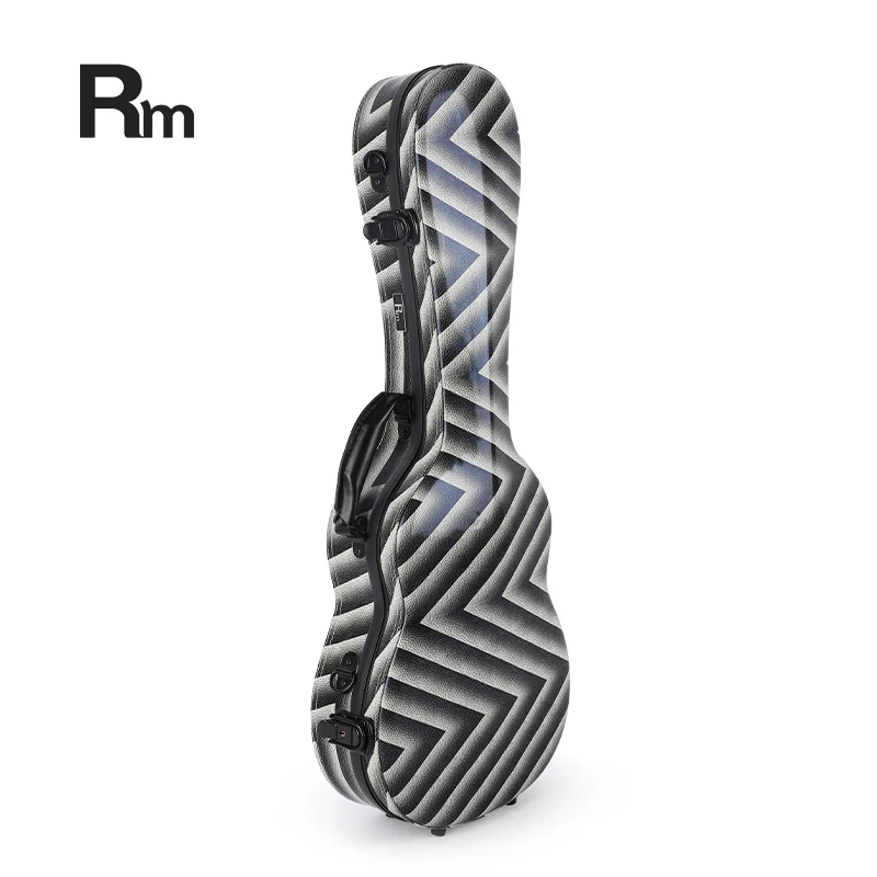 FGC-97 Rm Rainbow Music Instrument Cases Tenor soprano Baritone 24inch Ukulele Fiberglass Hard Cases Small String Guitar Cases - 图片 4