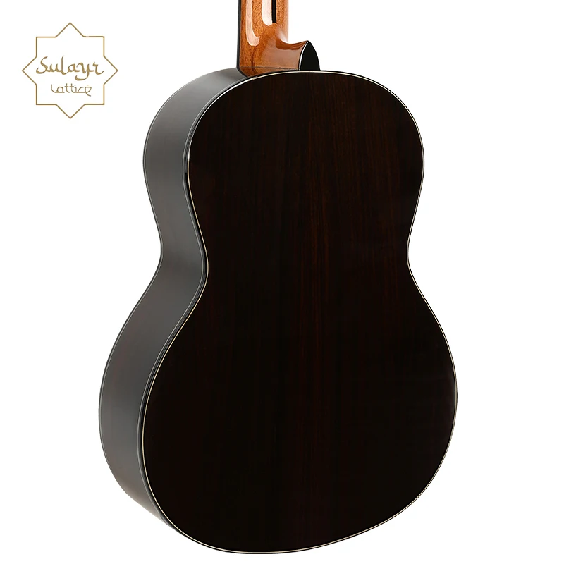 Sulayr 39 Inch Spanish Classic Guitar Gloss Finish 39 Classic Guitars Spruce Solid Top Guitar - 图片 4