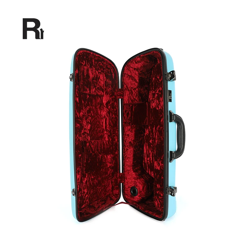 SUN-TP WH Rm Rainbow Music InstrumentBesting Sale OEM /ODM Saxophone Fiberglass Case Alto Tenor Saxophone Hard case - 图片 6