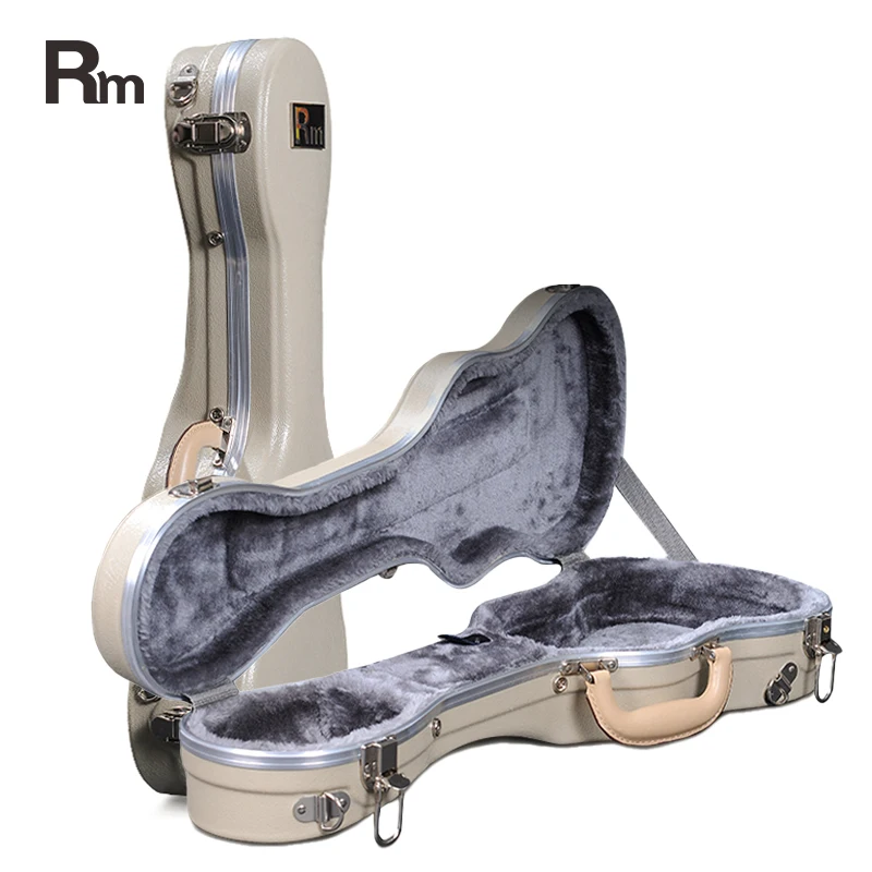 Custom ABS Ukulele Case Flannelette Interior Acoustic Ukulele Case Waterproof Hard Case Guitar for Ukulele Hard Gig Bag Guitar - 图片 3