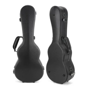 Wholesale 24 Inches Concert Ukulele Case Fiberglass Guitar Case Bag Customize Leather Waterproof Portable Hard Case for Ukulele