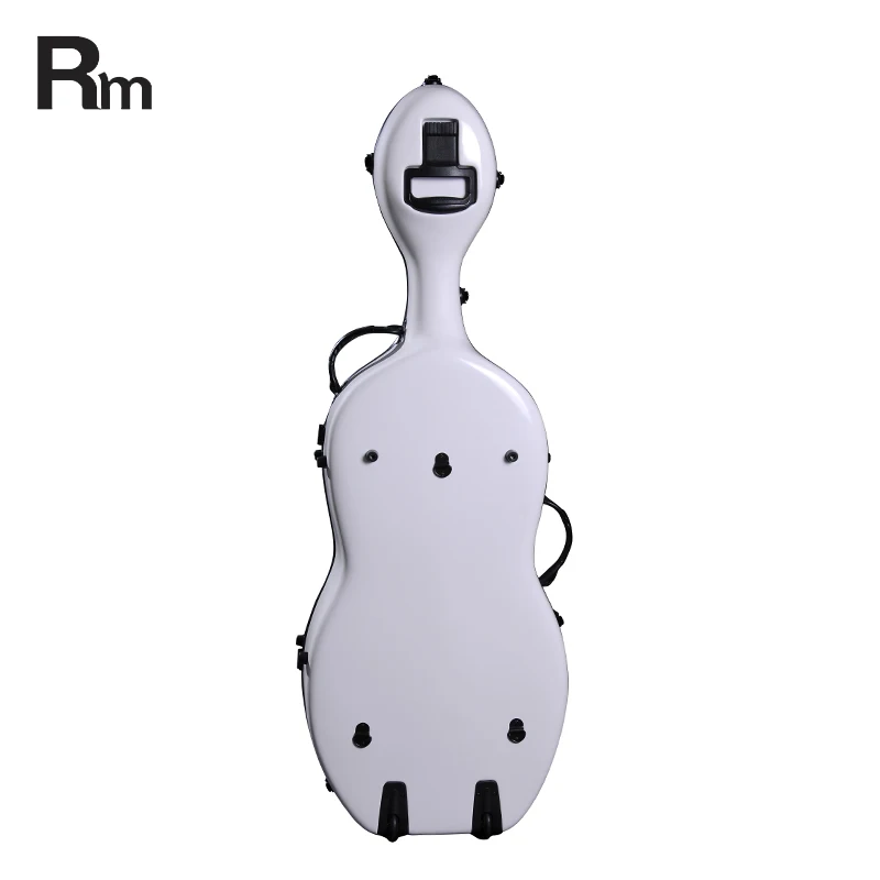 High Quality Shock Proof Cello Aviation Case Fiberglass Carbon Cello Hard Case Strong Protection 4/4 Cello Bag - 图片 3