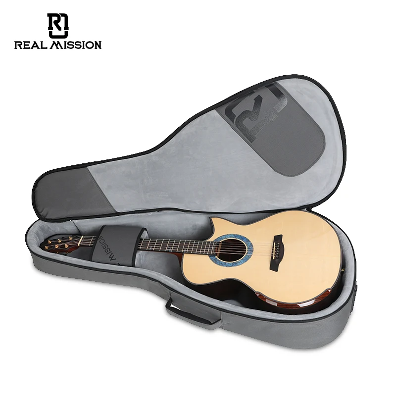 Factory Colorful Folk Instrument Bag Pink High Quality Electric Guitar Gig Bag Guitar Bag Acoustic With Adjustable Straps - 图片 2