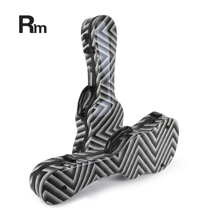 FGC-97 Rm Rainbow Music Instrument Cases Tenor soprano Baritone 24inch Ukulele Fiberglass Hard Cases Small String Guitar Cases - 图片 6