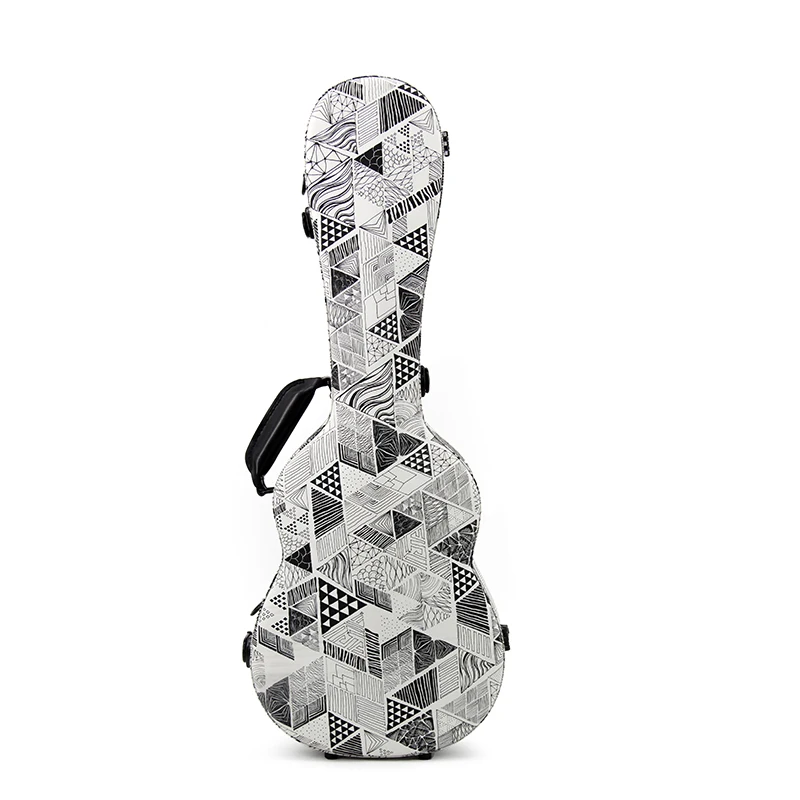 Rm Factory Custom Guitar Case Fiberglass 21/24/27 Ukulele Case Leather Ukulele Instrument Bags&Cases - 图片 2