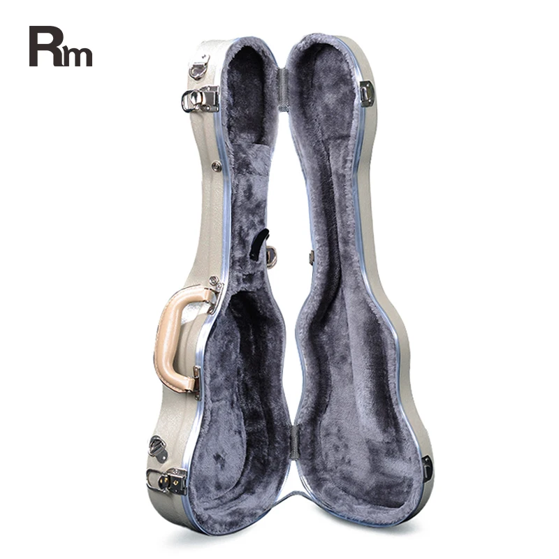 Custom ABS Ukulele Case Flannelette Interior Acoustic Ukulele Case Waterproof Hard Case Guitar for Ukulele Hard Gig Bag Guitar - 图片 4