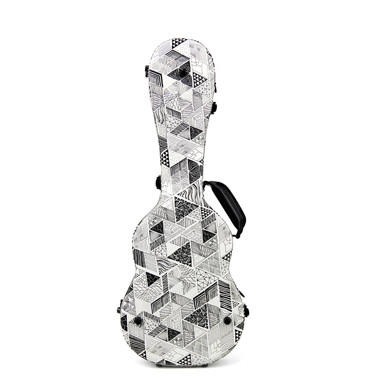 Rm Factory Custom Guitar Case Fiberglass 21/24/27 Ukulele Case Leather Ukulele Instrument Bags&Cases - 图片 3
