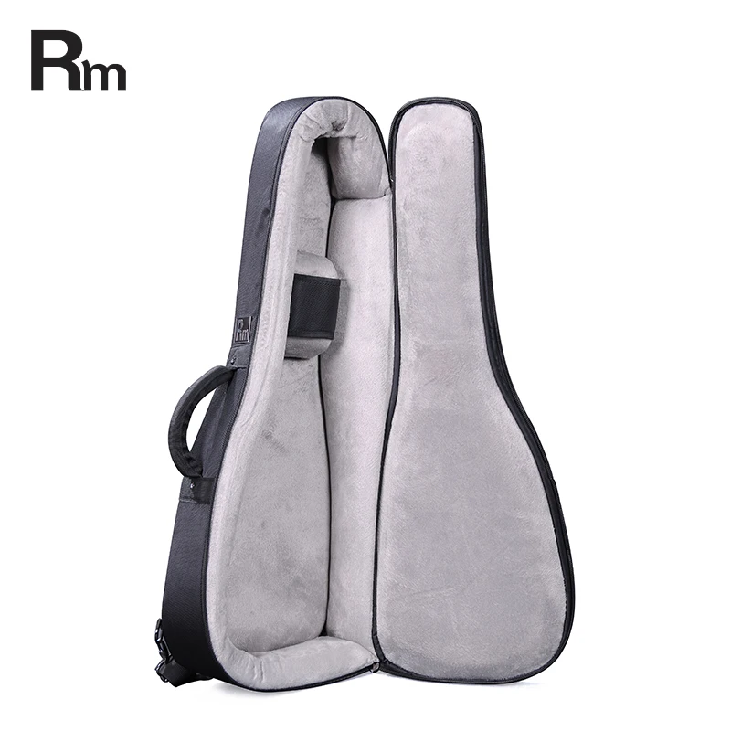 GB03-BU 30-Inch Ukulele Gig Bag 25mm Padded Oxford Cloth Jacquard Fabric Durable Soft Carrying Case with Double Hide Strap - 图片 2