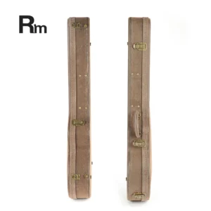 WC62 Rm Rainbow Music String Instrument  Cases  Wooden  Leather  Stratocaster  Electric Jazz  Les Paul Guitar  Wooden case