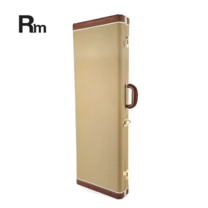 Wholesale Factory Custom Guitar Case Rectangular Electric Guitar Hard Case Bag Solid Wood Bass Guitar Hard Case