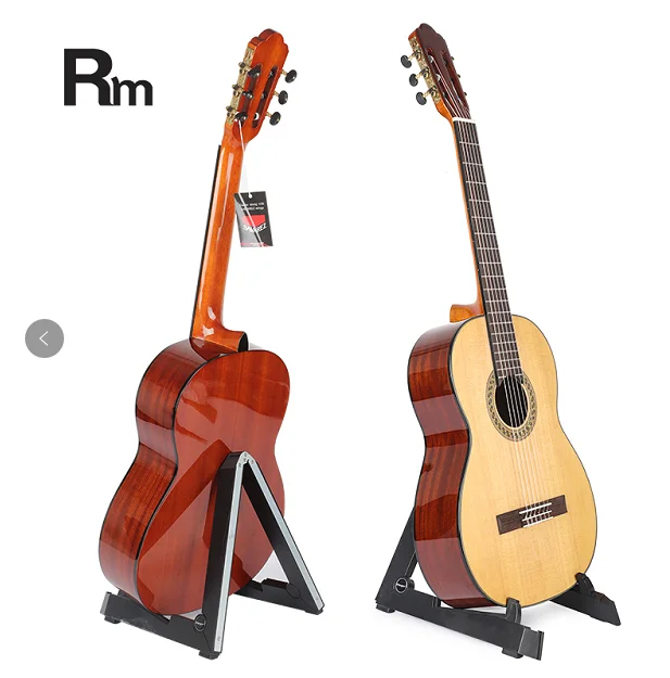 ZY-STC01 R Rainbow Wholesale Spruce Material Cheapest Top Body Beginner Playing 39 Inch Classical Guitar Made in China