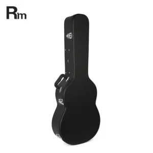 High Quality Black Leather Hard Shockproof Case for Classical Guitar Convenient Transport Guitar Case Bag