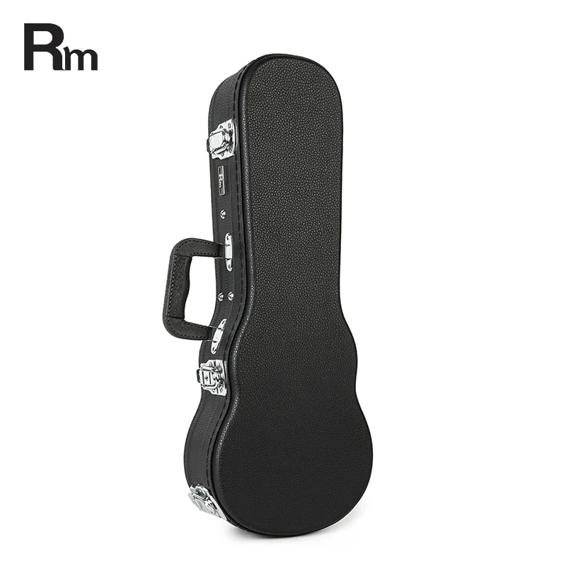 High Quality 21-Inch Custom Small Guitar Case Solid Wood With PVC Leather Cover for Ukulele High Quality Instrument Case - 图片 2