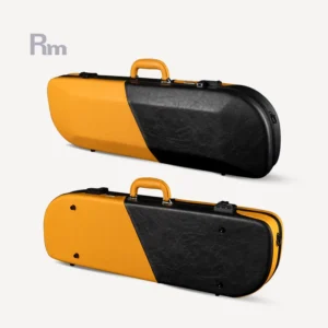 Luxury Fiberglass Violin Case Hard Case High Quality Violin Bag Shockproof Leather 4/4 Violin Instrument Bags&Case