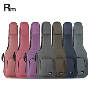 Colorful 30mm Electric Guitar Gig Bag Portable Dual Straps Travelling Case for Instrument Storage