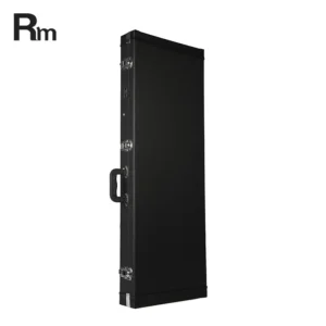 Black Leather Electric Guitar Hard Case Wooden Square Hard Case Guitar Durable Custom Guitar Case Bag