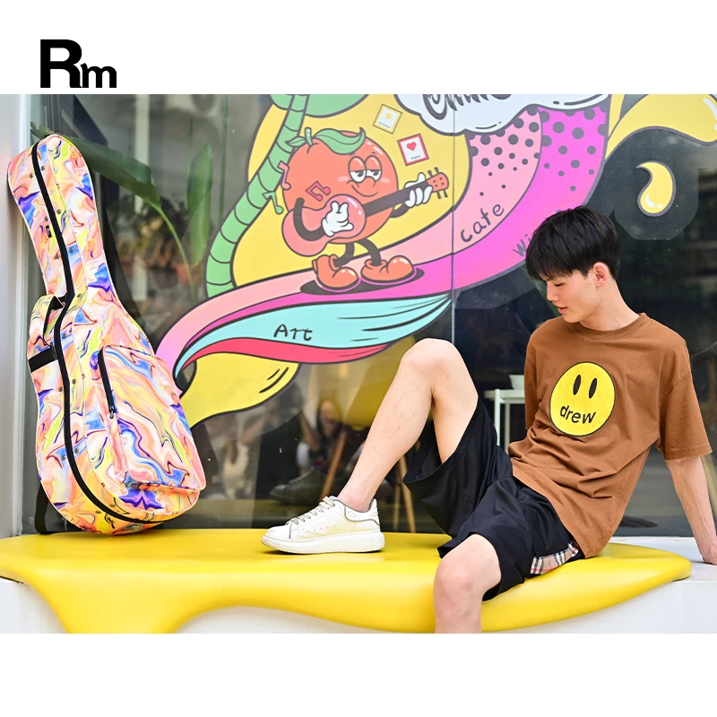 Wholesale Polyfoam Hard Case Guitar Lightweight Custom Guitar Case Portable Travel Hard Guitar Bag Acoustic - 图片 4