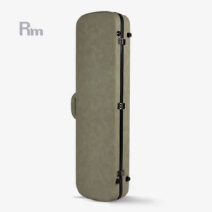 START 103-OV RM Oblong Fiberglass Violin Case Rainbow Light Weight Leather Cover 4/4 Hard Case for Musicians' Instrument