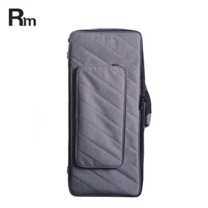 Factory Customized Keyboard Gig Bag Rectangular Grey Instrument Bags&Cases 600D 25 MM 61 Key Keyboard Gig Bag