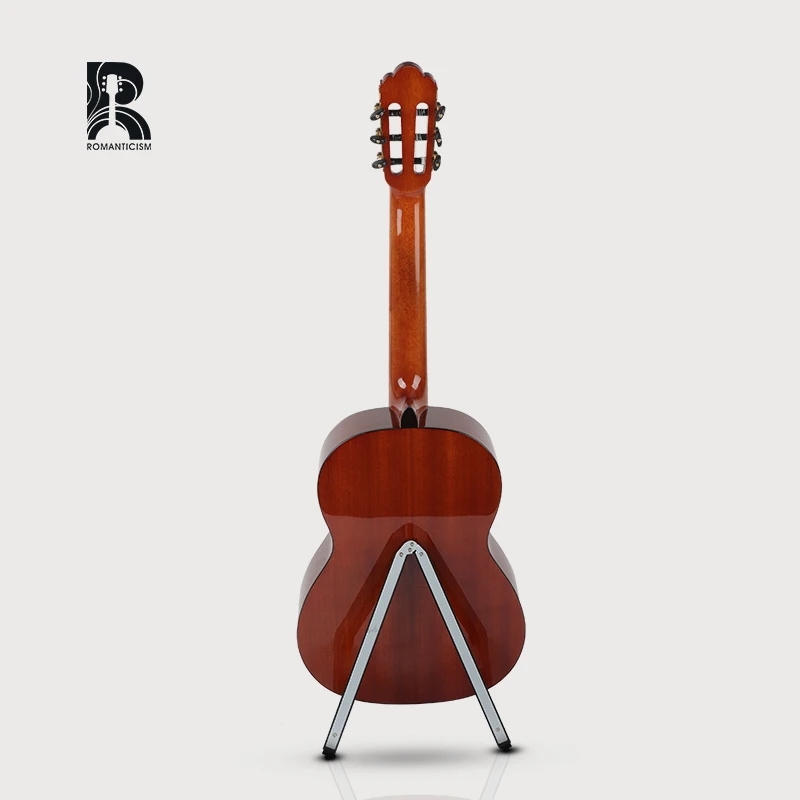 ZY-STC01 R Rainbow Wholesale Spruce Material Cheapest Top Body Beginner Playing 39 Inch Classical Guitar Made in China - 图片 2