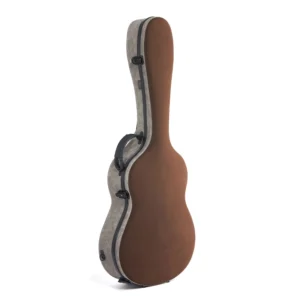 Start1-C RM Classical Guitar Case Wholesale Custom Brown Leather Fiberglass Acoustic Guitar Waterproof Shockproof High Quality