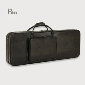 FC03-RE RM Black Leather Electric Guitar Foam Box Hard Shell Thickened Anti-collision Anti-fall Convenient Bass Guitar Hard case