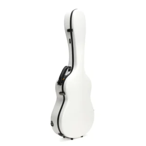 Custom White Fiberglass Guitar Case Bag Solid Protection Guitar Hard Case Crush Velvet Classical Guitar Flight Case