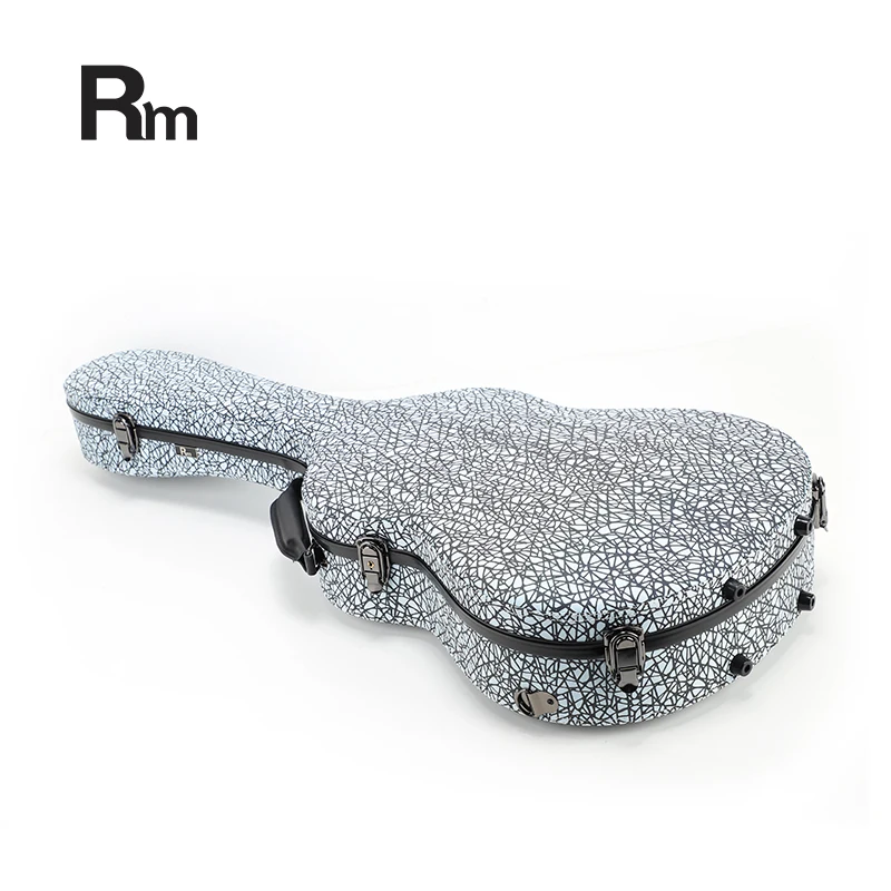 Custom Guitar Case Factory Fashion Instrument Bags&Cases Classical Carbon Fiber Guitar Hard Case - 图片 5