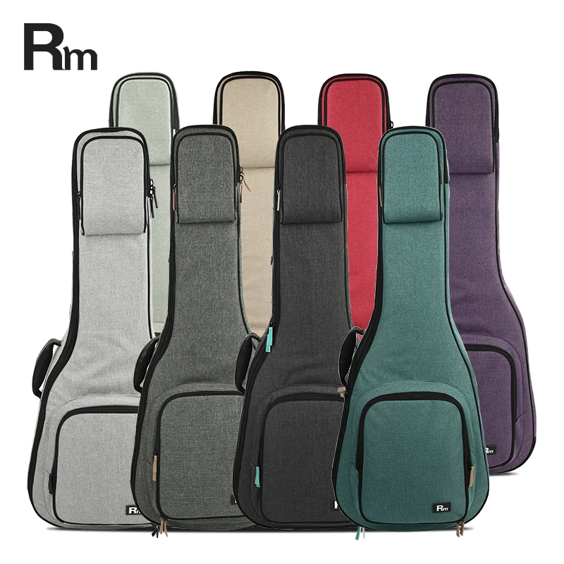 Wholesale Oxford Fabric Acoustic Guitar Bag with Thick Padding Multi-Color Music Gig Bag Made From Canvas and EVA Material - 图片 6