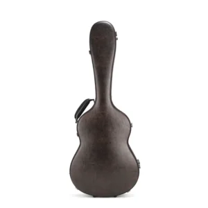 Rm Luxury Acoustic Guitar Fiberglass Case Brown Leather Anti-collision Hard Case Dustproof Classical Guitar Case