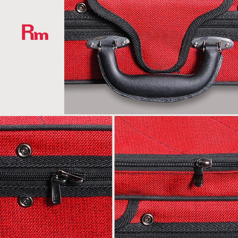 Bright Color Violin Foam Case Factory Design 4/4 Violin Bag Lightweight Instrument Bags&Cases - 图片 5