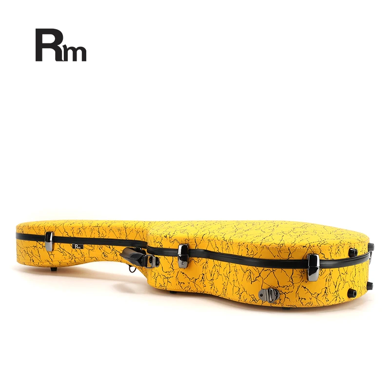 Factory Outlet High Quality Carbon Fiber Musical Instrument Guitar case PVC Coat Hard Shell Classical Acoustic Guitar Bag - 图片 4