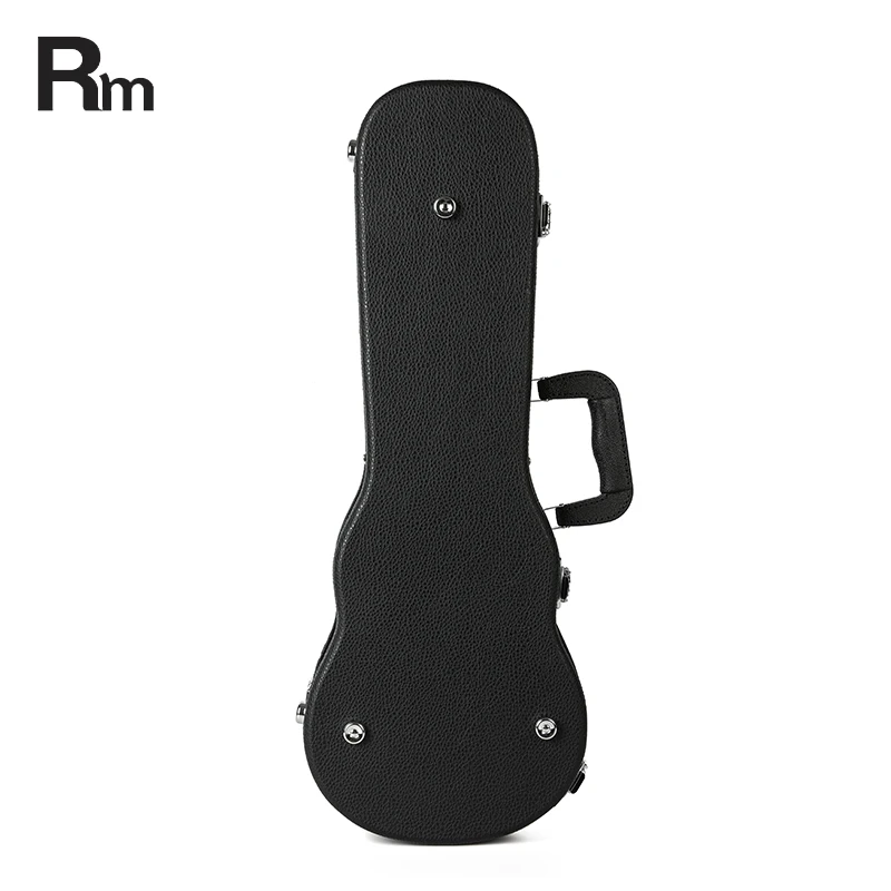 High Quality 21-Inch Custom Small Guitar Case Solid Wood With PVC Leather Cover for Ukulele High Quality Instrument Case - 图片 3