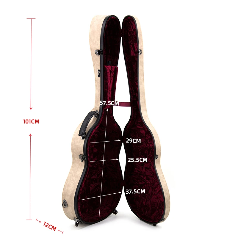 Hot Selling Custom Guitar Case Bag Dustproof Instrument Bags&Cases Lightweight Guitar Case Hard Gig Bag Guitar - 图片 3