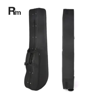 Rm Factory Direct Sale Guitar Foam Case Customize Oxford Cloth Gig Bag Gun Shape Portable Hard  Foam Case for Electric Guitar